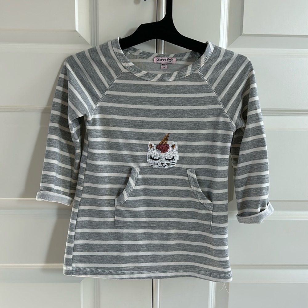Chenault Girl Cleo 3/4 Pocket Pullover